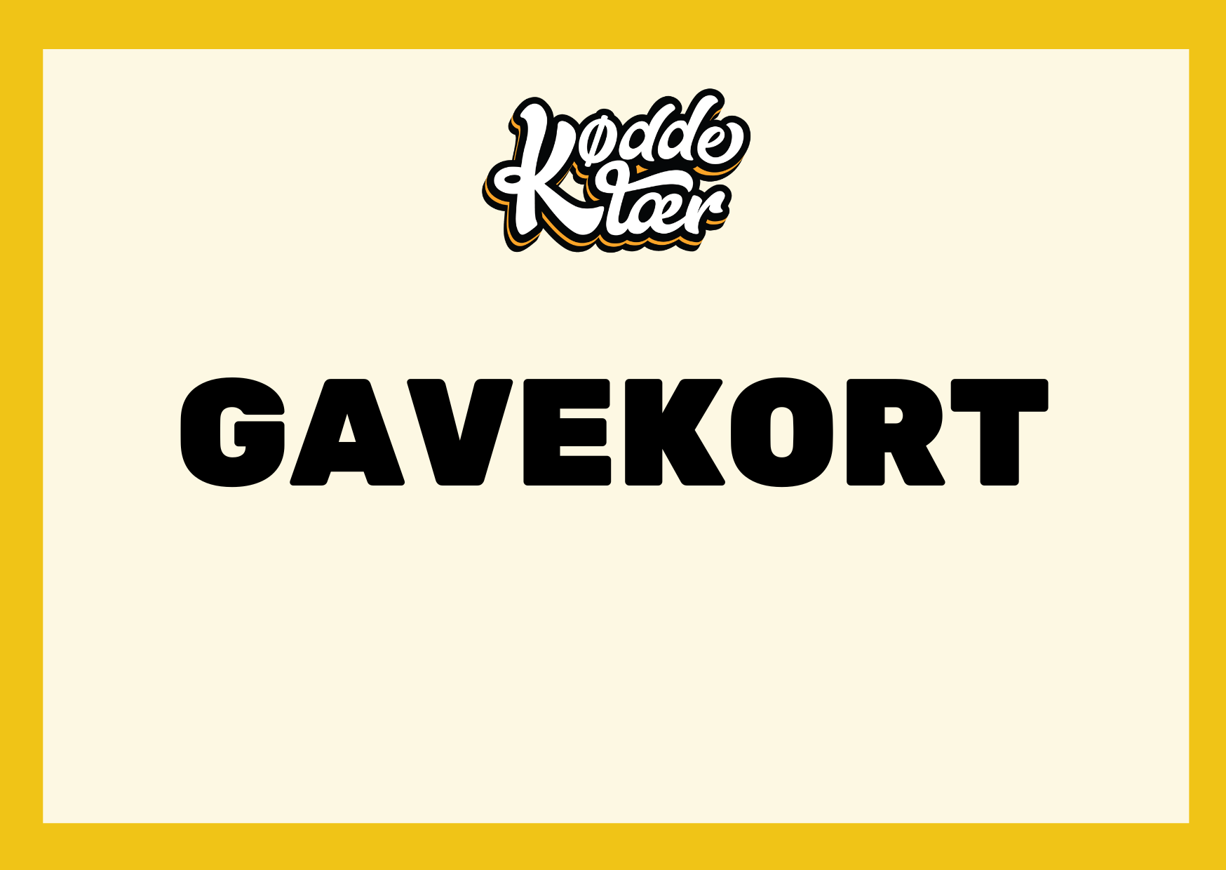 Gavekort